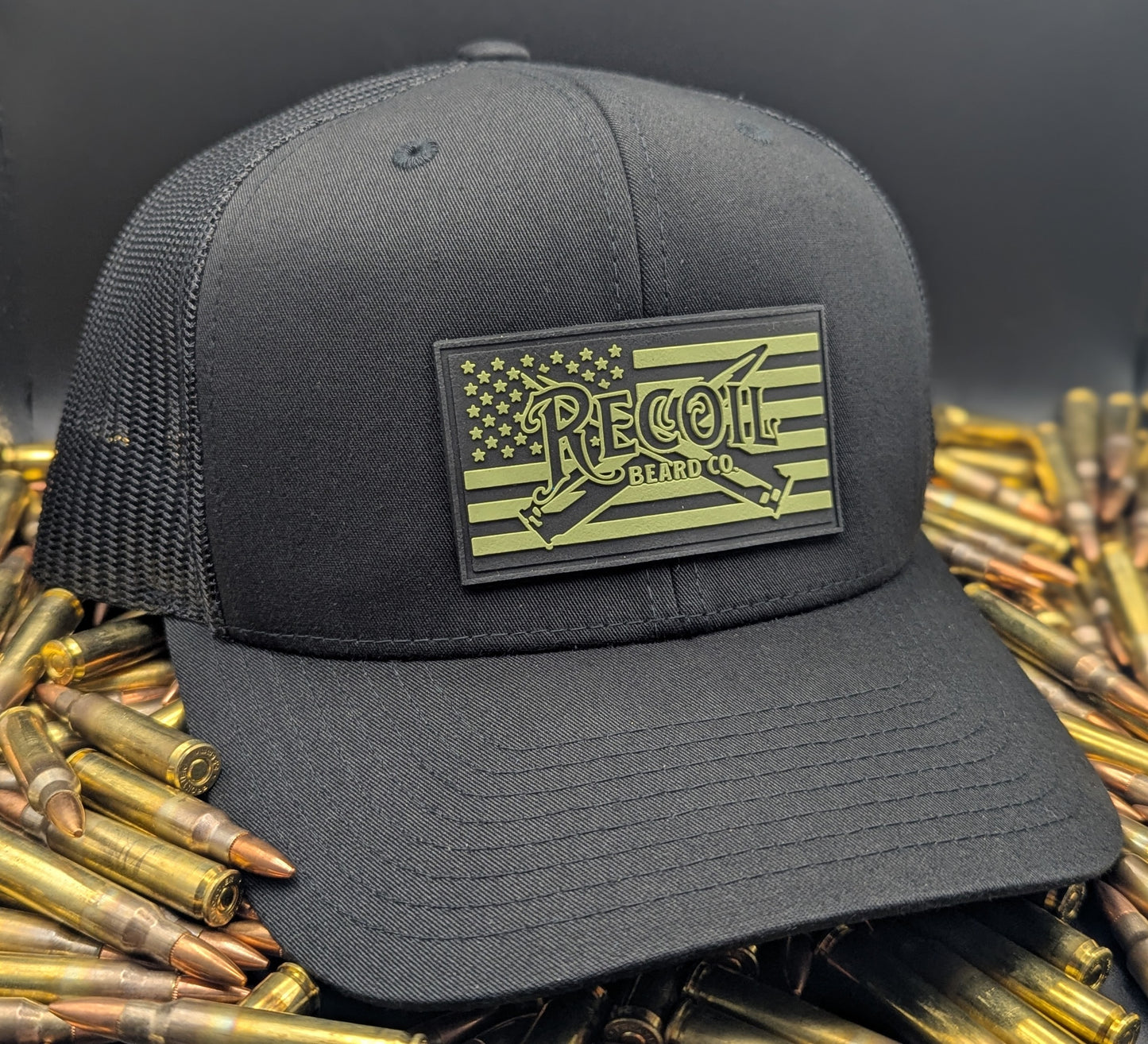 Recoil Beard Flag PVC Patch Trucker Hat