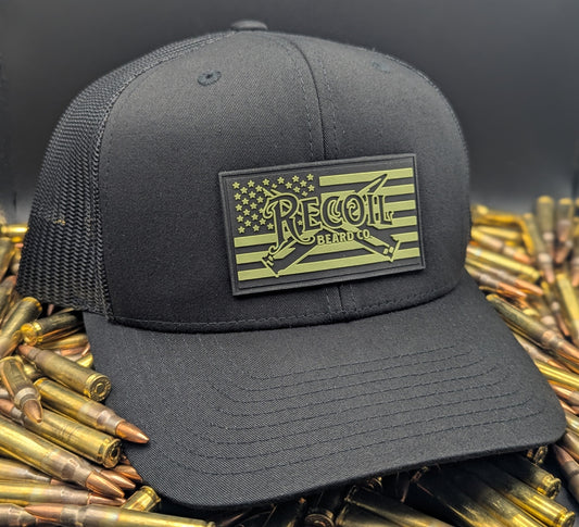 Recoil Beard Flag PVC Patch Trucker Hat